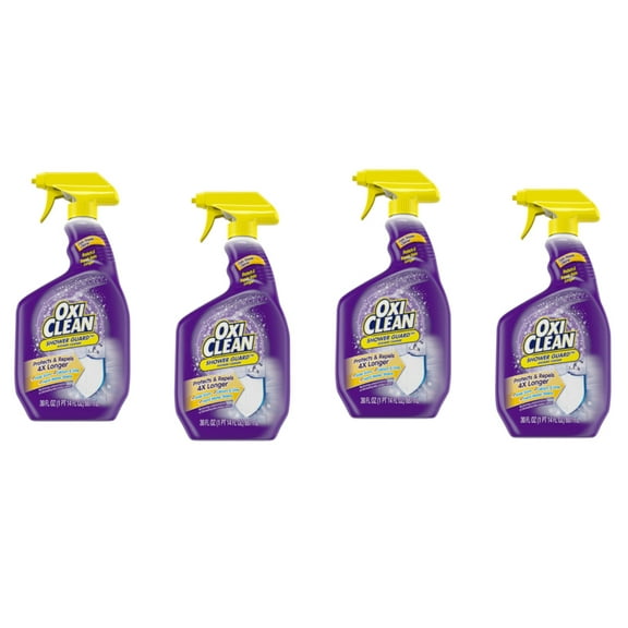 OxiClean Shower Guard, 30 Ounce - Pack of 4