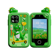 MOPO Kids Dinosaur Smart Phone Toy for Boys Ages 3-9, Mini 2.8" Touchscreen, Learning Games, Music Player, 8GB SD Card, Educational Toy for Toddlers, Halloween Gift for Christmas