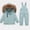 Green, variant on WAVSUF Girls Snowsuit Sets 2 Piece Waterproof Insulated Ski Puffer and Snow Pants Overall Winter Warm Hooded Snow Outfits Pink 7-8