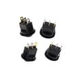 thumbnail image 2 of Paquete de 4 interruptores basculantes Inteprter para oficina hotel sala de estar garaje con luz LED, 2 of 6