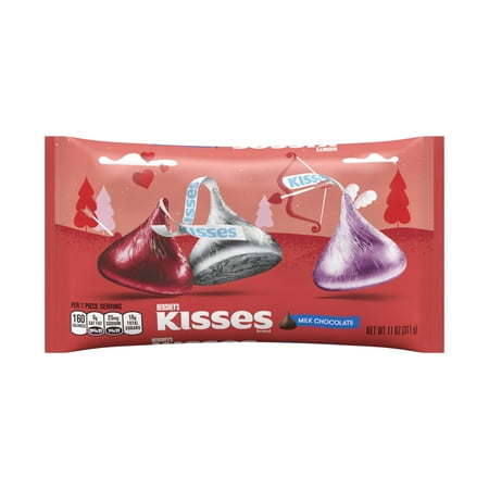 UPC 034000120802 product image for Hershey's Kisses, Valentine's Milk Chocolate Candy, 11 Oz. | upcitemdb.com