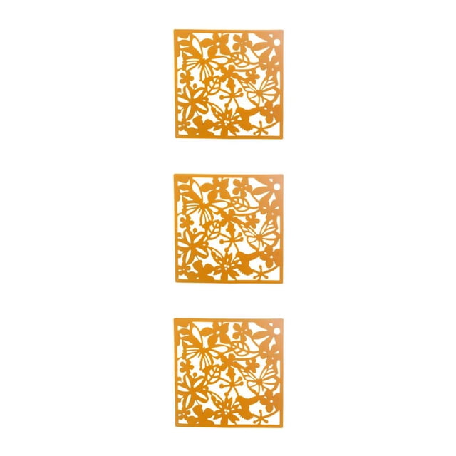Maytalsory 4x Lightweight DIY Room Splitter Panel For On Go Durable Hanging Divider Screens Yellow Butterflies 3Set