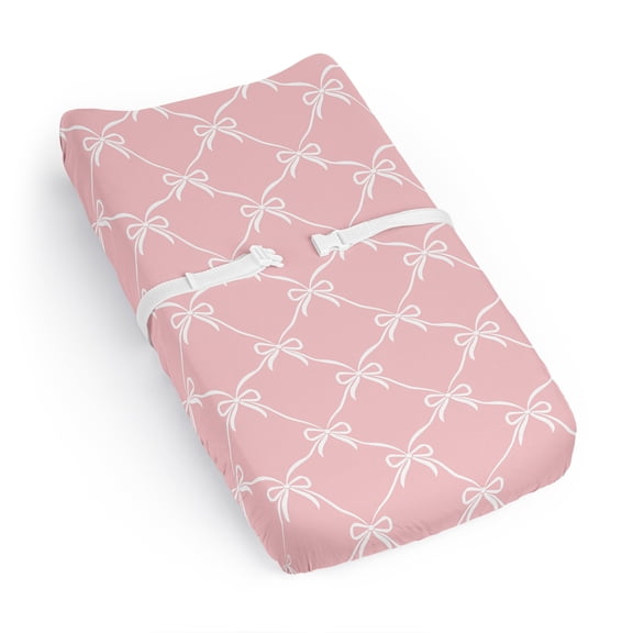 Sweet Jojo Designs Ballerina and Ballet Bows Girl Changing Pad Cover Sheet