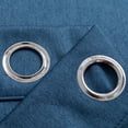 thumbnail image 5 of Moutainwind Polyester Solid Color Blackout Thermal Grommet Curtain Panels (Set of 2),Blue, 52" x 84", 5 of 9
