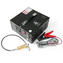 TUXING 4500Psi PCP Air Compressor w/ Built-in Transformer, One-Button Start for PCP Rifles, Paintball Guns, Diving Tanks