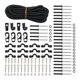 thumbnail image 1 of Kit de montaje para cubierta de kayak con presillas para cubierta, cordón elástico y gancho para cordón elástico para equipo, kit de almacenamiento pa, 1 of 8