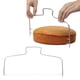 thumbnail image 3 of Herramienta Para Cortar Pasteles, Cortador De Pasteles De Acero Inoxidable Con 2 Alambres Para Decoración Profesional, 3 of 7