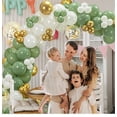 thumbnail image 2 of Decoraciones de cumpleaños NQ 137 piezas globos de confeti y pancarta de fondo de feliz cumpleaños, 2 of 5