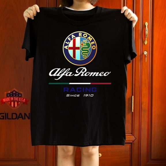 Alfa Romeo Italian Racing Sport Car Legendary Auto Brand Graphic Tee,for unisex up to 5XL