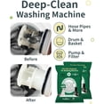 thumbnail image 2 of by Seedshub Pet Hair Dissolver Washing Machine Cleaner Powder, 6 Months Supply, Dog Cat Fur, Stains & Odors Remover for Laundry, Pet-Friendly, Deep Cleaning for HE Top & Front Load, 6 Sachets, 2 of 4