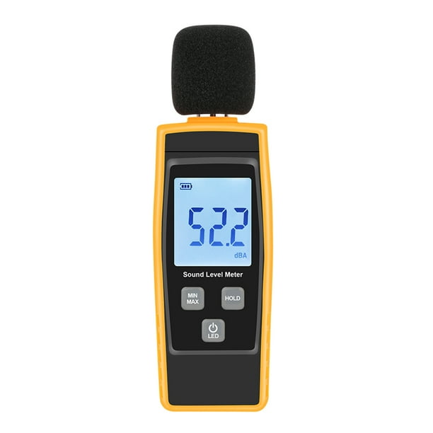 Medidor de Nivel de Sonido Digital Lcd Medidores Db 30-130Dba Herramienta de Medición de Vo Tomshoo Sonómetro