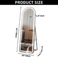 thumbnail image 3 of Dextrus 63"x20" Full-Length Mirror with LED Lights, Modern Arched Free Standing Floor Mirror, Wall Mounted Hanging Mirror, Dressing Mirror Touch Control, Full-Size Tall Mirror for Bedroom, 3 of 7