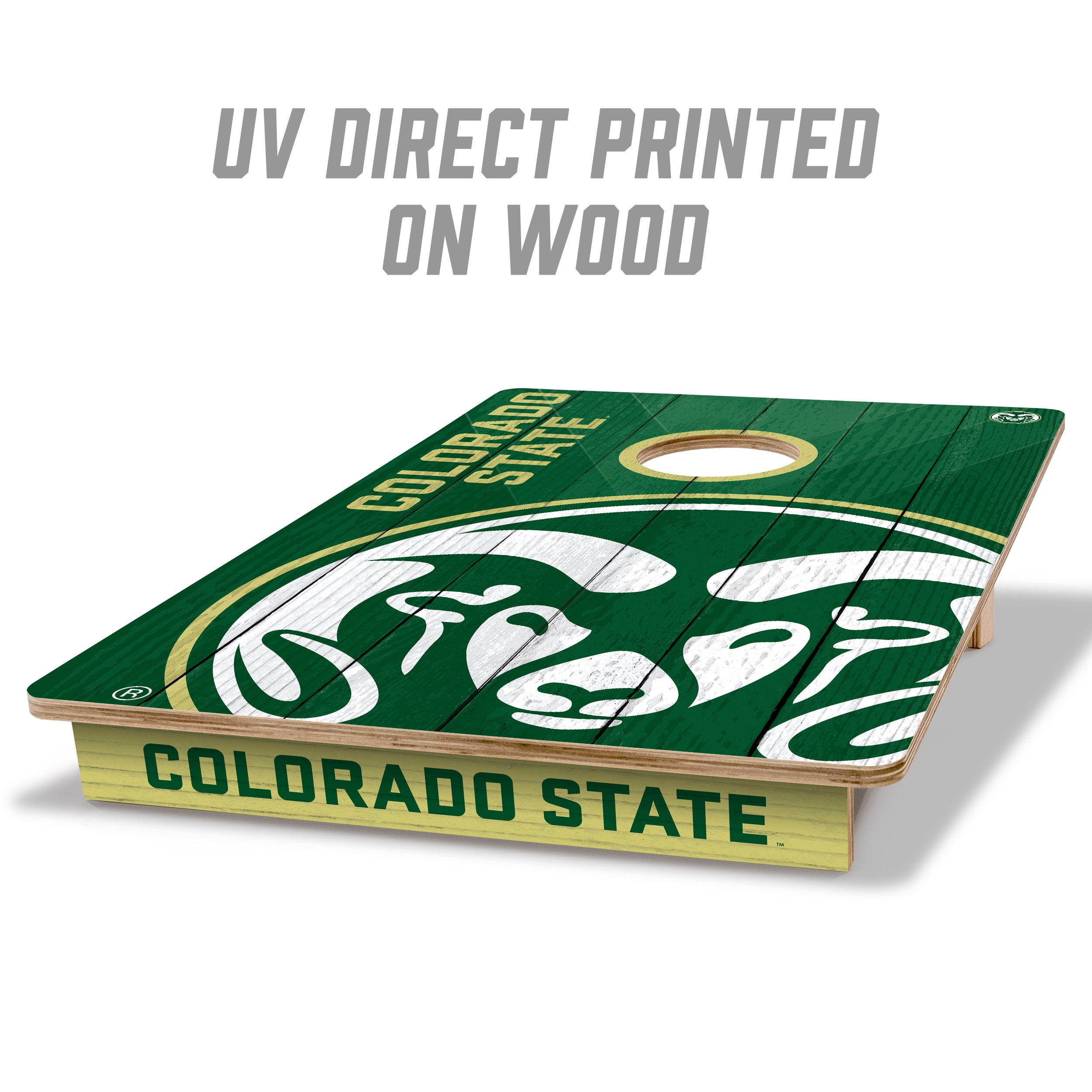 YouTheFan NCAA Colorado State Rams 2' x 3' Cornhole Game No Bags
