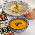 thumbnail image 5 of vancasso, 16 Piece Porcelain Dinnerware Set, Colourful Dinner Set, Service for 4, 5 of 5