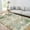 Orange green, variant on Large Area Rug 10x13 Washable & Stain Resistant Indoor Soft Carpet Vintage Oriental Floral Design (Green)
