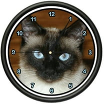 SIAMESE CAT Wall Clock cats kitten owner breeder gift