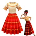 thumbnail image 1 of 6-12 Years Girls Encanto Princess Dolores Cosplay Dresses zhangyuxiang LED, 1 of 2