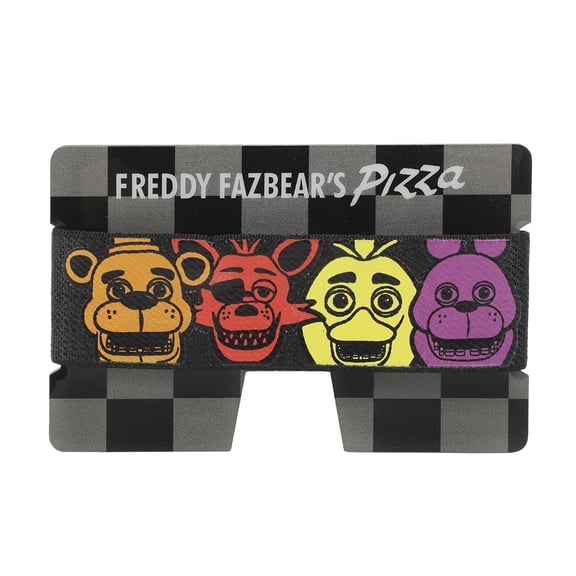 Five Nights At Freddy's Character Heads Black Card Wallet