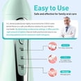 thumbnail image 4 of Irrigador bucal portátil, irrigador bucal eléctrico, dispositivo de limpieza dental con presión de agua y múltiples modos de limpieza., 4 of 8
