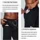 thumbnail image 2 of Pinkbomb Pantalones cortos para correr 2 en 1 para hombre, pantalones cortos para gimnasio, entrenamiento, secado rápido, con bolsillo para teléfono (negro pequeño), 2 of 5