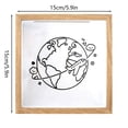 thumbnail image 3 of zhangmingg Wooden Memory for Concert Stubs Photos and Display Organizer Home Picture Frame Keepsake, 3 of 8