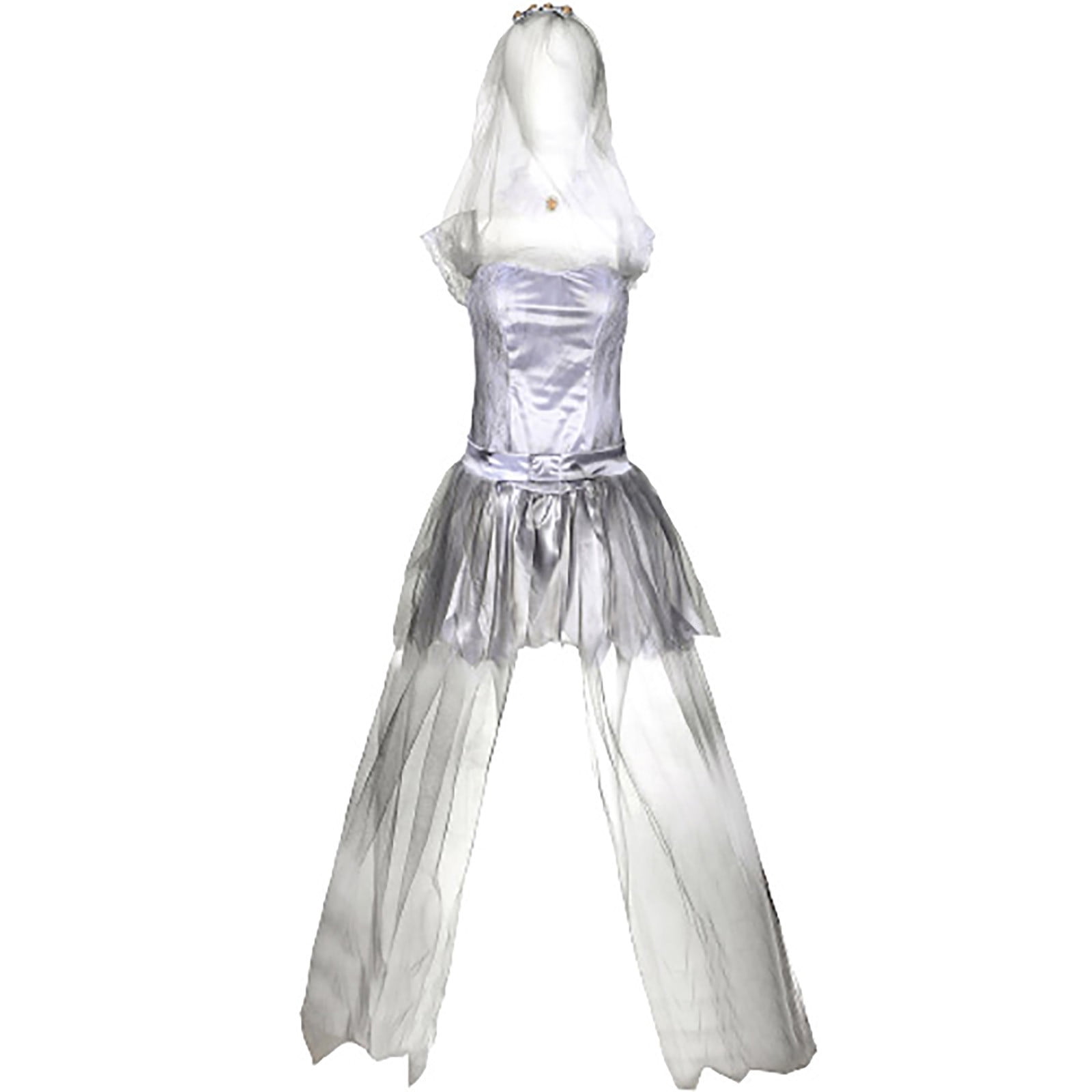 Plus Size Halloween Costumes for Women Women's White Dresses with