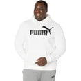 thumbnail image 2 of PUMA Mens Essentials Big Logo Fleece Hoodie Bt Large Big Tall White, 2 of 5