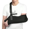 thumbnail image 2 of Forearm FBA Medically Mesh Adjustable Forearm Sling Breathable Shoulder, Neck, Wrist Strap, Arm Fracture Sling, Shoulder and Elbow Dislocation Fixation Strap, Black, 2 of 8