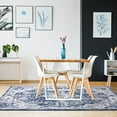 thumbnail image 7 of Luxe Weavers Floral Medallion Boho Dark Blue 8x10 Area Rug, Living Room Carpet, 7 of 7