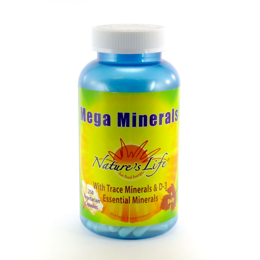 Nature's Life Mega Minerals Complex Complete Multi Mineral + Vitamin