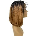 thumbnail image 5 of LUXLUXE Tiara Straight Braided Wig, 12-Inch, 4x4 Hand-Tied Lace Braid, 20+ Natural, Dip-Dyed & Blended Colors, 5 of 7