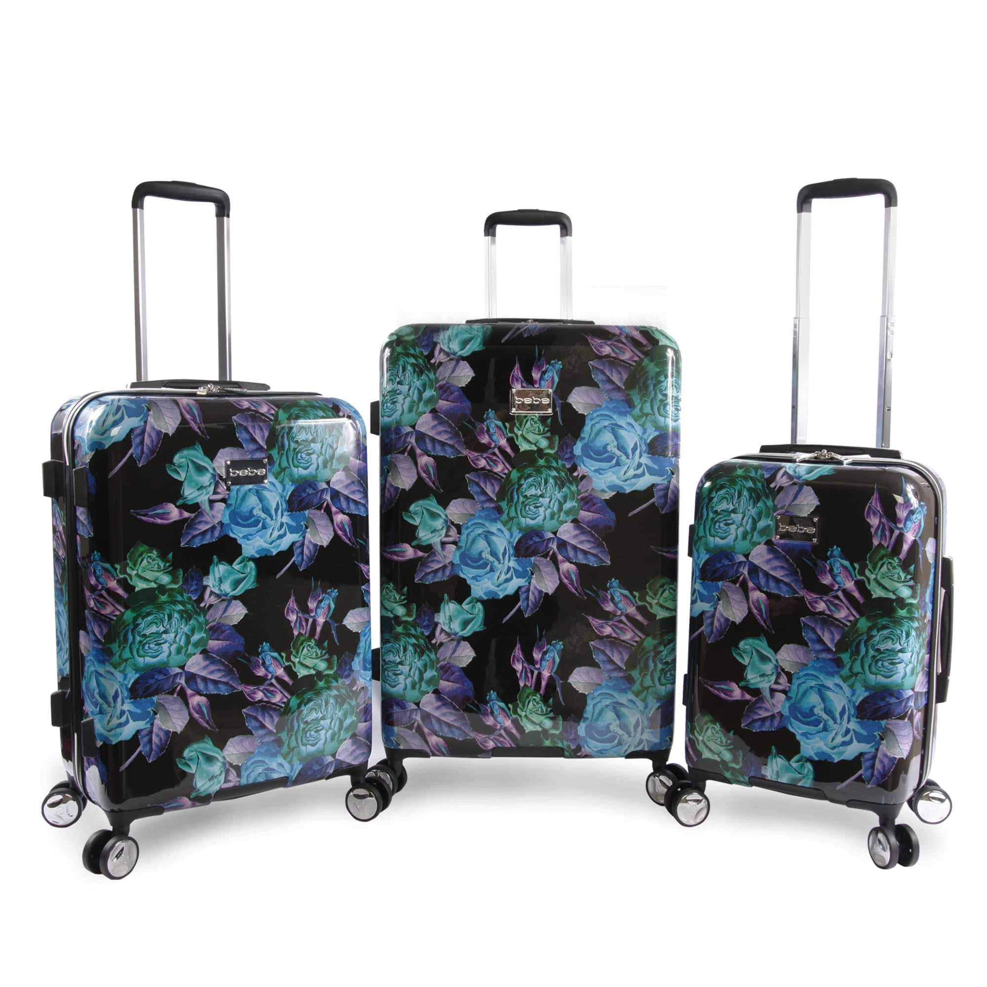 bebe suitcase black and gold