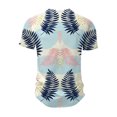 thumbnail image 4 of Summer Men's Popular T-shirt Printed V-neck Short Sleeved T-shirt 3XL, 4 of 5