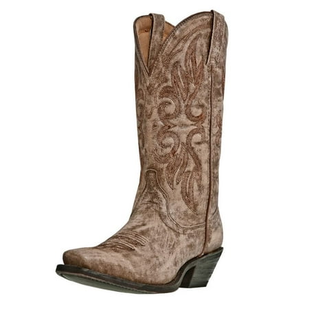 Laredo Western Boots Womens Leather Maricopa Goat Tan Crackle 51041 ...