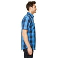 thumbnail image 3 of Burnside Men's Short Sleeve Buffalo Plaid Shirt, 3 of 3