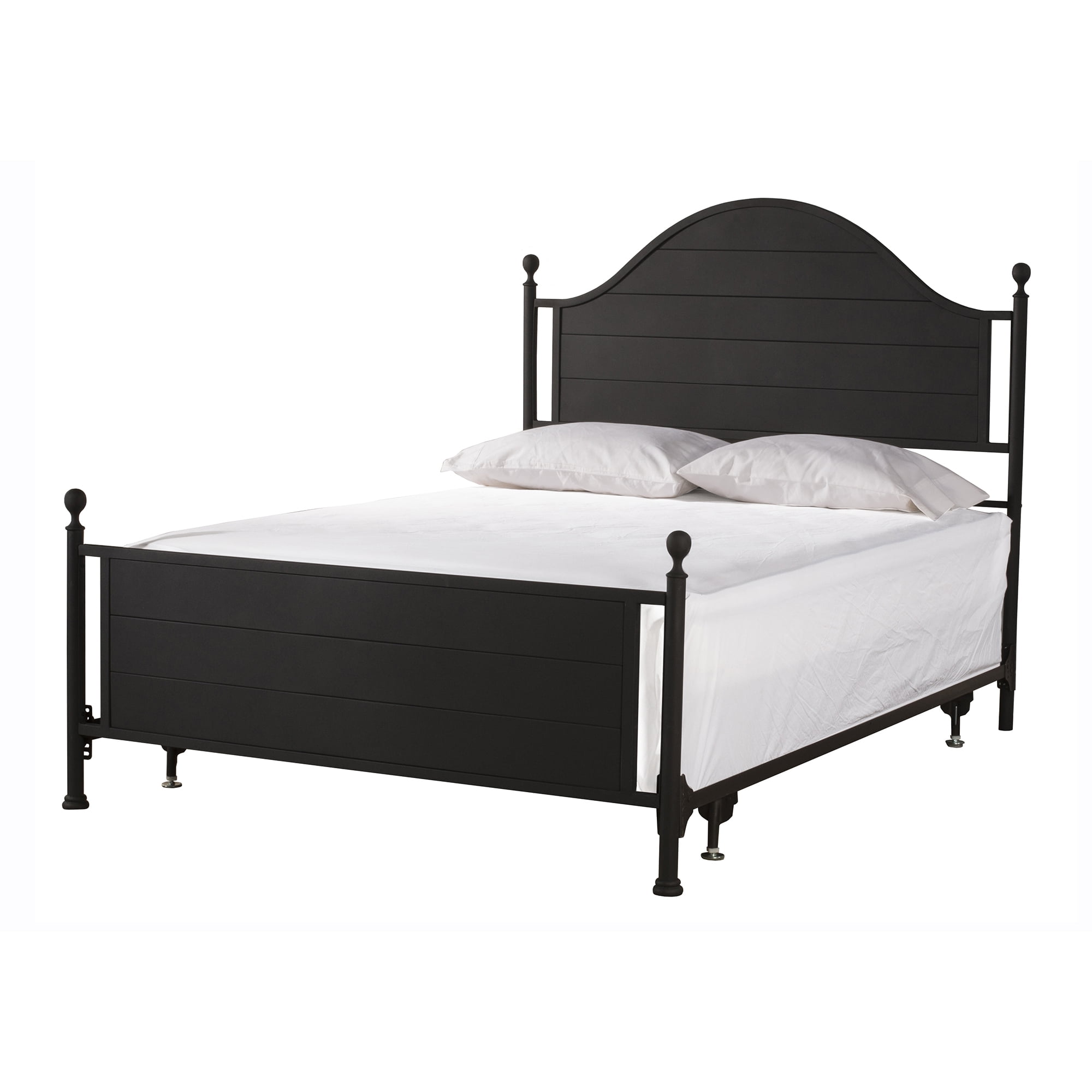 Hillsdale Furniture Cumberland King Metal Bed, Textured Black
