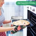 thumbnail image 2 of Yayeee Pot Holders Kitchen Heat Resistant with Pocket 7"x9.8" Cotton Oven Cooking Hot Pads, Red Flamingo Pattern, 2 of 7