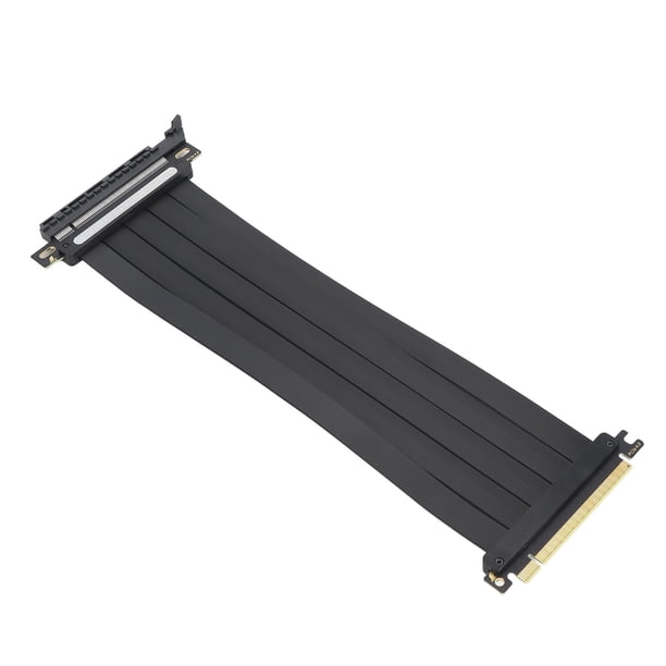 Cable Elevador PCIe 4.0 X16, Hembra, ángulo De 180 Grados, Blindado EMI, Puerto De Extensión De Tarjeta Extensora Flexible De Alta Velocidad Cable Elevador PCI Express Gen4
