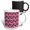Multicolor, variant on 3drose, Diagonal Mosaic Pattern Background - Abstract Colorful Vector Design, 11oz Two-tone Black Mug