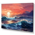thumbnail image 2 of Designart "Sunset On The Rainbow Beach III" Ocean Wall Art Prints, 2 of 7