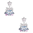 thumbnail image 3 of Pendientes de campana navideña para graduación de club, regalos de San Valentín para mujeres Plata, 3 of 9