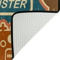 thumbnail image 5 of SKYSONIC 36x24in Vintage Monsters Robots Area Rug, Retro Childish Toys Non-Slip Floor Carpet for Indoor Living Dining Room Bedroom, 5 of 7