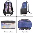 thumbnail image 6 of Yuyamidu Cute Axolotl School Backpack with Soft Padded Elementary Middle School Bookbag Lightweight Schoolbag for Kids Girls Back to School Gifts, Purple, 6 of 7