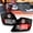 Black Housing, variant on AKKON - For 05-10 Scion TC ANT10 Sport Coupe Black Bezel Rear LED Tail Lights Brake Lamps Replacement Pair