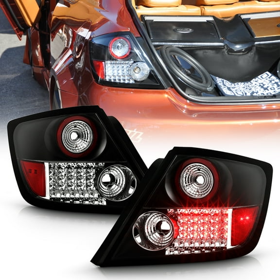 Black 2005-2010 Scion tC Perform LED Tail Lights Brake Lamps Left Right