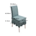 thumbnail image 3 of Biezeib Polar Fleece Dining Chair Covers, Chair Slipcover with Skirt, High Chairs Protector Covers Seat Slipcover for Dining Room, 3 of 4
