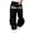 A-Black109, variant on Mens Graphic Printed Drawstring Wide Leg Sweatpants Streetwear Loose Fit Casual Trousers