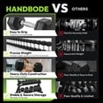thumbnail image 5 of HANDBODE 485 lb Dumbbell Set Rubber Encased Hex Dumbbell Free Weights Dumbbells Set Home Weight Set with 3-Tier Dumbbell Rack, 5 of 9