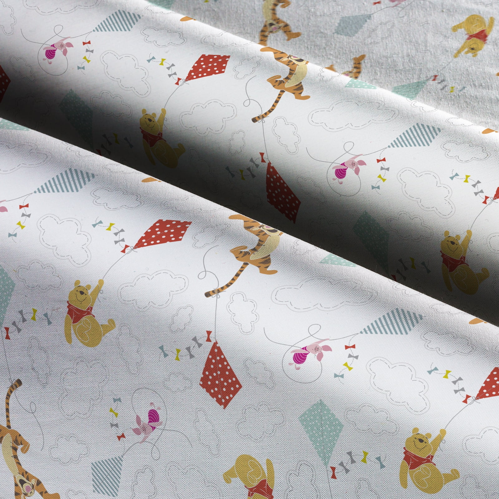 (2 pack) Springs Creative 18" x 22" Disney Pooh and Friends Cotton Fabric for Sewing