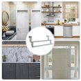 thumbnail image 5 of Zcyifa 2-Tier Stainless Steel Over Door Towel Rack for Bathroom & Kitchen, 5 of 10
